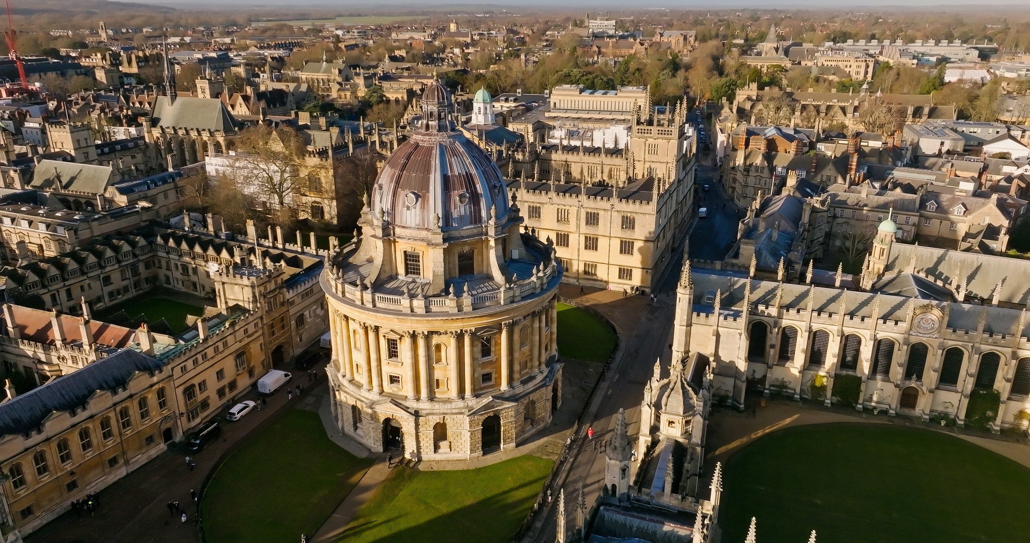 Oxford aerial view
